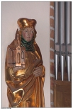 Kazimierz Biskupi - gotycki kościół p.w. św. Jana Chrzciciela i Pięciu Braci Męczenników, późnogotycka rzeźba św. Jadwigi