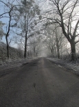 agodna zima na drodze