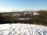 Most Zawackiej zima