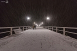 Wczorajsze intensywne opady śniegu w Gdyni.