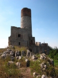 Ruiny zamku w Chcinach