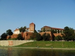 Widok z Wisy na Wawel