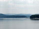 Jezioro Soliskie - widok z zapory