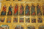 Przemyl - lewa strona Dessos w ikonostasie w katedrze unickiej