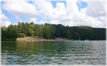 Pływanie kajakiem po jeziorze Jelenim