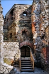 Zamek w  Siewierzu - fragment murw obronnych