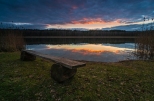 Jezioro Kamiskie - pooone na terenie Parku Krajobrazowego Puszcza Zielonka.