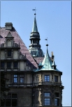 Pałac w  Mosznej - pałacowe wieżyczki
