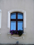 Przyozdobione okno