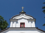 Fasada cerkiewnej dzwonnicy