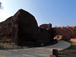Pozostałości po zamku krzyżackim
