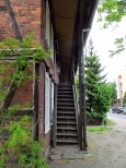 Zewntrzne schody na pitro