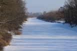 kanał Gliwicki zimą