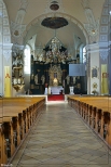 Kościół pw.św.Wawrzyńca w  Strzelcach Opolskich - wnętrze