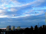 Balony nad miastem