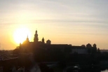 Wschód Słońca a w nim Wawel PIĘKNIE - PRAWDA