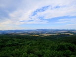 Widok z góry Zawodna na Pogórzu Kaczawskim