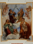 malowidła ścienne w kościele pw.Świętego Józefa w Krzeszowie.
