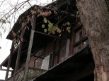 Drewniany balkon