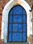 Witrażowe okno kościoła