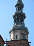 Fragment kościelnej wieży