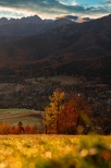 Kolory jesieni z widokiem na Tatry