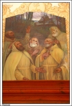 Bieniszew - barokowy kościół p.w. Narodzenia N.M.P. - obraz przedstawiający sceny z życia Pięciu Braci Męczenników