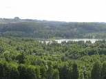 Punkt widokowy  U Pana Tadeusza - w tle z lewej strony Góra Cisowa