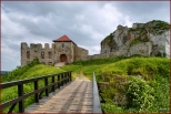 Ruiny zamku rycerskiego w  Rabsztynie