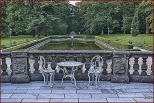 Rezydencja pruskiego rodu Tiele-Wincklerów w Mosznej - połowa XVIIw - widok na park pałacowy