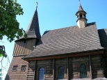 Drewniany kościół w Żernicy.