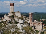 Ruiny zamku Olsztyn pod Częstochową.