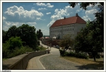 Sandomierz -zamek widziany od strony Bazyliki Katedralnej