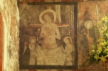 Fragment polichromii z XIV wieku w kościele w Czchowie
