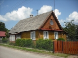 Białowieża. Stary dom przy ul. Mostowej.