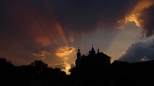 Lublin - zachód słońca nad Archikatedrą
