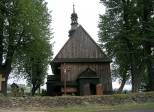 Rdzawka- drewniany kościół z 1757r.;