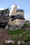 Zamek w Bobolicach-obecnie odbudowywany.