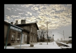 Opuszczona stacja kolejowa Domaniewice