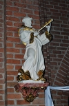 Jedna z wielu figur ąwiętych w kościele Wniebowzięcia NMP w Rudach.