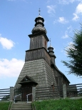 Drewniany kościół parafialny pw. św. Andrzeja w Graboszycach.
