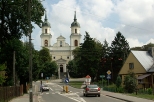 Centrum Żelechowa z barokowym kościołem