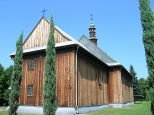 Drewniany kościół modrzewiowy pw. Matki Bożej Częstochowskiej