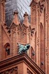 Włocławek - rzygacz w wieży katedralnej