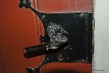 Racibrz-ko. w. Jana Chrzciciela - klamka u drzwi kocioa