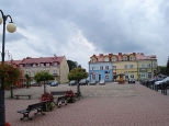 Kamienice na rynku w Serocku.