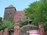 Kuźniczysko.Drewniany kościół NP NMP z 1764r.