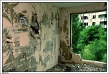 Komino - zrujnowane wntrze radzieckiego bloku mieszkalnego