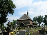Czarnowąsy.Drewniany kościół odpustowy z 2007r.