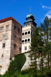 Wieża Zegarowa zamku w Pieskowej Skale.